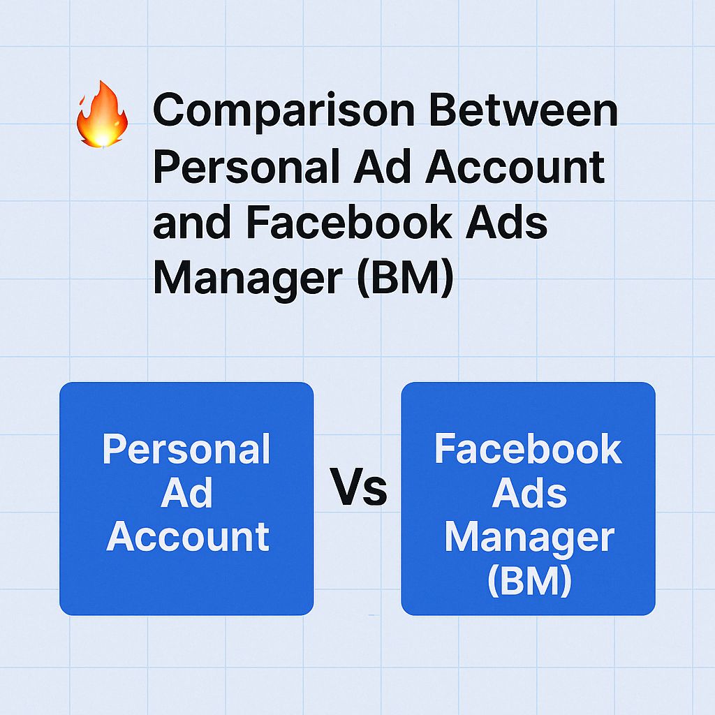 Facebook个人广告账户与Facebook商务管理平台 (BM) 的区别